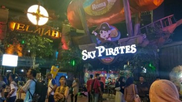 Mayora Buka Wahana Roma Sky Pirates di Trans Studio Bandung