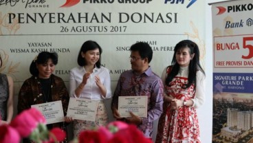 Pengembang Apartemen Signature Park Grande Donasikan Rp1 Miliar