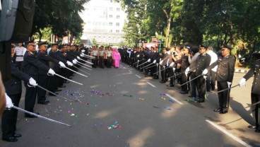 145 Polisi Polda Metro Jaya Wisuda Purna Tugas