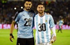 Hasil Pra-Piala Dunia 2018: Uruguay vs Argentina 0-0, Chile Hancur di Santiago