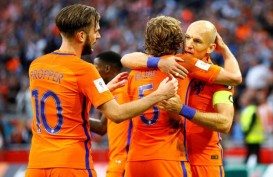 HASIL KUALIFIKASI PIALA DUNIA 2018: Belanda Pukul Bulgaria 3-1, Swedia Hajar Belarus 4-0