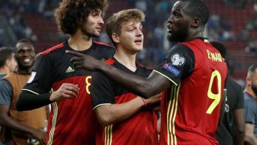 3 Gol 4 Menit, Belgia Lolos ke Piala Dunia 2018 Rusia