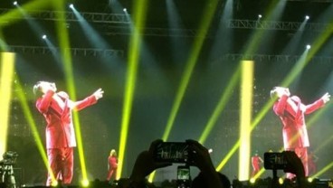 Merah Meriah di Konser G-Dragon