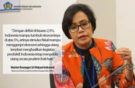 UTANG RI: Pemerintah Pertahankan Rasio 30% Terhadap PDB