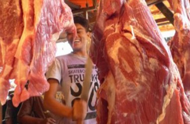 Pedagang Daging Sapi di Solo Kurangi Stok