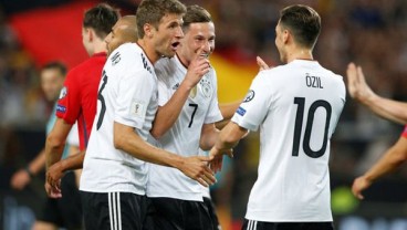 HASIL KUALIFIKASI PIALA DUNIA 2018: Jerman Gilas Norwegia 0-6, Panzer Perbesar Jalan ke Rusia