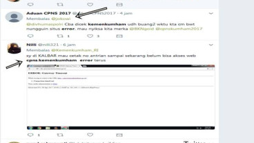 Laman http://cpns.kemenkumham.go.id Sulit Diakses, Pelamar CPNS Curhat ke Polisi