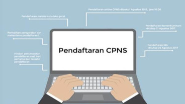Pengumuman Pendaftaran CPNS 2017 Dibuka Senin, Pelamar Online Klik Sscn.bkn.go.id