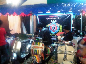 Ribuan Vespa Kumpul di Yogyakarta Jumat -Sabtu (15-16/9)