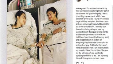 Selena Gomez Operasi Transplantasi Ginjal