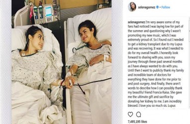 Selena Gomez Operasi Transplantasi Ginjal
