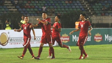 Hasil Piala AFF 2017: (Babak I) Indonesia Gilas Myanmar 3-0