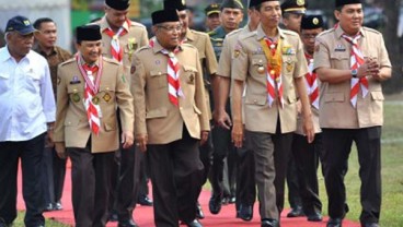 Buka Perkemahan Pramuka NU, Ini 2 Pesan Presiden