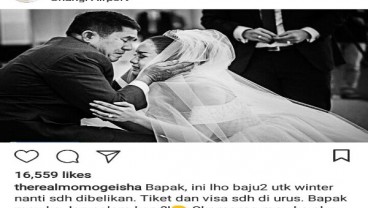 Ayah Momo Geisha Meninggal Dunia