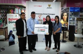 Lotte Mart Gandeng Baznas Salurkan Bantuan Beras