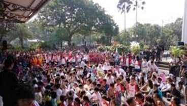 600 Anak-Anak Ramaikan Pentas Seni dan Budaya Indonesia Bangkit 2017