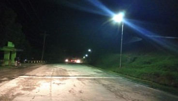 Lampu Jalan PT TPL Kembali Terangi Kecamatan Parmaksian di Toba Samosir