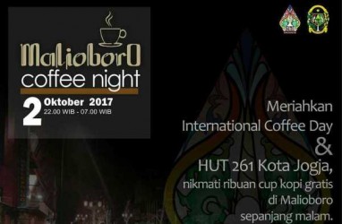 'Malioboro Coffee Night' Menghadirkan 10.000 Cangkir Kopi Nusantara