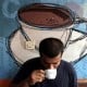 Minum Kopi Gratis di Sigandul Ramai Peminat