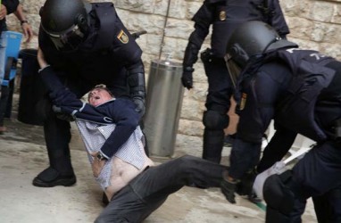Referendum Katalunya Rusuh, 91 Orang Terluka