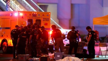 Korban Tewas Penembakan di Las Vegas 50 Orang, Pelaku Bunuh Diri di Kamar Hotel