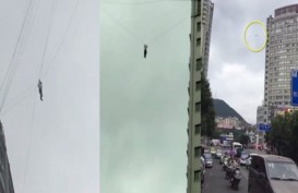 Niat Tak Mau Bayar Biaya Hotel, Seorang Pria Tersangkut Kabel Telepon