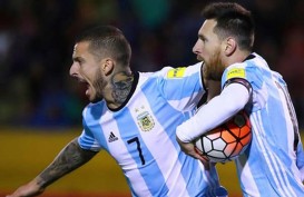 Babak I: Dua Gol Messi Bawa Argentina Unggul 2-1 vs Ekuador, Jadi ke Rusia?