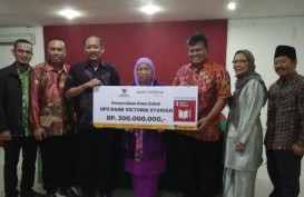 Bank Victoria Syariah Salurkan Zakat Rp300 Juta Ke Kampus IIQ Jakarta