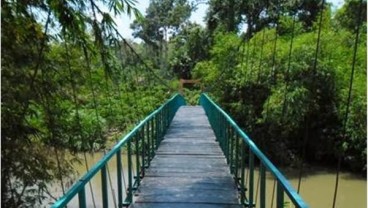 Jembatan Gantung Putus, Puluhan Pelajar Jatuh ke Sungai Sedalam 5 Meter