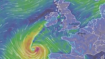 Badai Ophelia Ancam Irlandia, Jadi yang Terburuk dalam 56 Tahun Terakhir