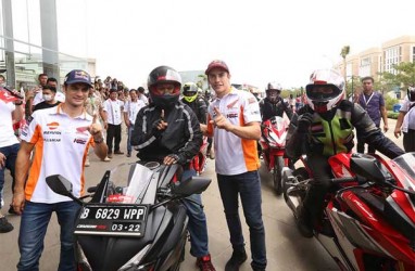 Di Tangerang, Pembalap MotoGP Ajari Siswa SLTA Cara Berkendara Aman