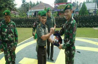 Satgas Yonif 611/Awang Long Akhiri Tugas Amankan Perbatasan RI-Malaysia