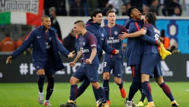 Hasil Lengkap Ligue 1: Cavani Selamatkan PSG di Marseille, Skor 2-2