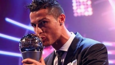 Cristiano Ronaldo Dinobatkan Jadi Pemain Tebaik Dunia 2017