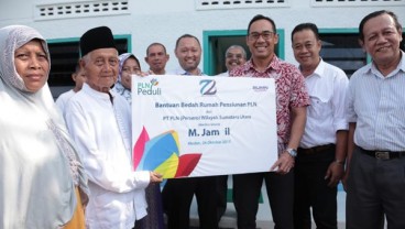 PLN Sumut Rehab Rumah Pegawai yang Sudah Bekerja Sejak 1960