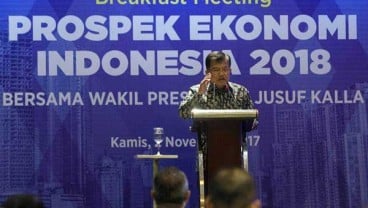 Wapres Jusuf Kalla: Prospek Ekonomi 2018 Lebih Cerah & Stabil