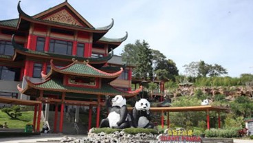 Istana Panda Bernuansa Oriental di Taman Safari