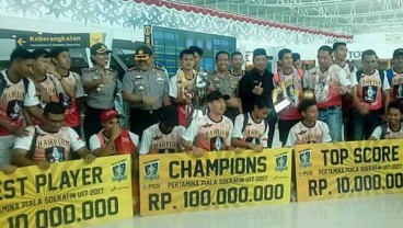 Tim U-17 Penajam Bawa Gelar Juara Piala Soeratin Untuk Pertama Kalinya