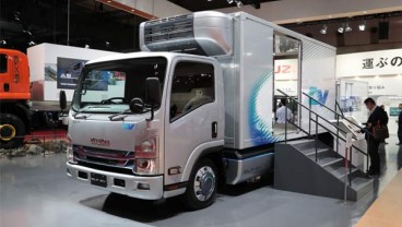 TOKYO MOTOR SHOW 2017: Isuzu ELF EV, Truk Listrik Era Baru Pengiriman Kargo