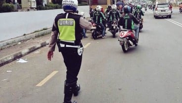 Driver Ojek Online Setuju Larangan Motor Lewat Jalan MH Thamrin Jakarta Dihapus