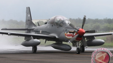 Kali Pertama, Pesawat Tempur Super Tucano Bakal Dipamerkan di BAS 2017