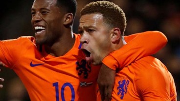 Gol Depay Antar Belanda Jungkalkan Skotlandia