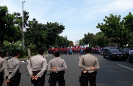 Demo Buruh : Jalan Merdeka Selatan Ditutup