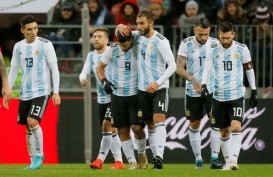 Hasil Uji Coba Piala Dunia 2018: Gol Aguero, Argentina Sikat Rusia