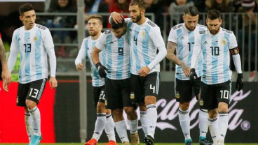 Hasil Uji Coba Piala Dunia 2018: Gol Aguero, Argentina Sikat Rusia