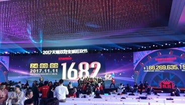 LAPORAN DARI SHANGHAI: Festival Belanja Alibaba 2017 Cetak Rekor Baru Transaksi, US$25,3 miliar