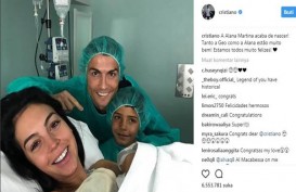 Selamat! Cristiano Ronaldo Namai Putri Keempatnya Alana Martina