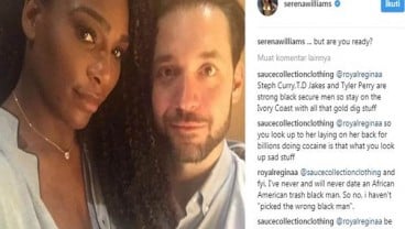 Para Bintang di Pernikahan Serena Williams dan Alexis Ohanian