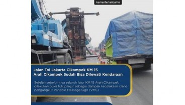 Crane Jatuh di Tol Jakarta-Cikampek : Pengendara Ini Mengaku Terjebak Kemacetan Selama 7 Jam
