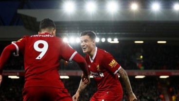 HASIL LIGA INGGRIS Salah dan Coutinho Bawa Liverpool Menang di Kandang